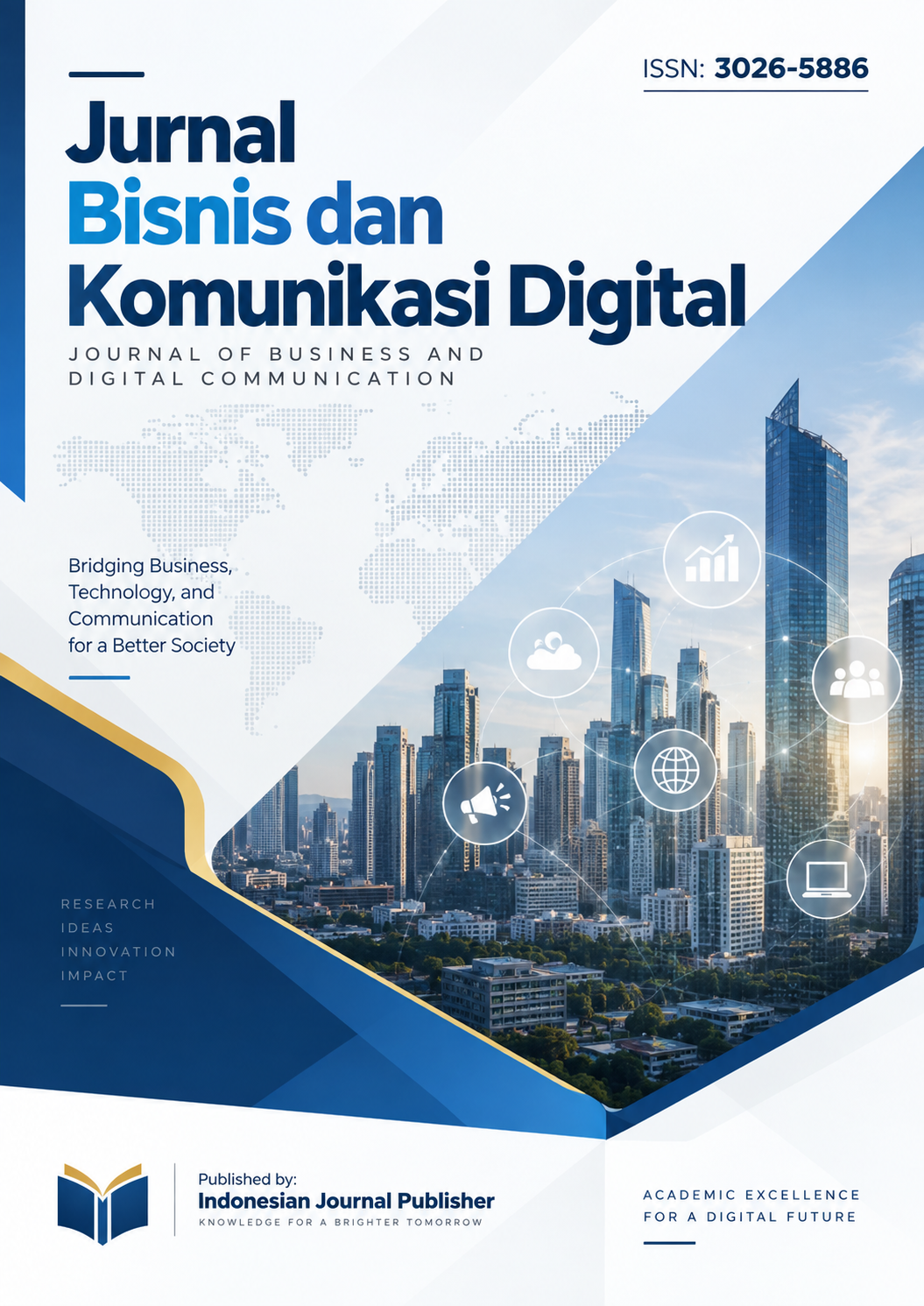 Cover Jurnal Bisnis dan Komunikasi Digital